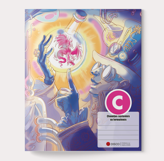 Formula notebook, Chemistry, 38 sheets, squared