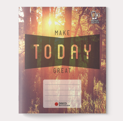 Notebook MOTIVATION, 32 l, with lines