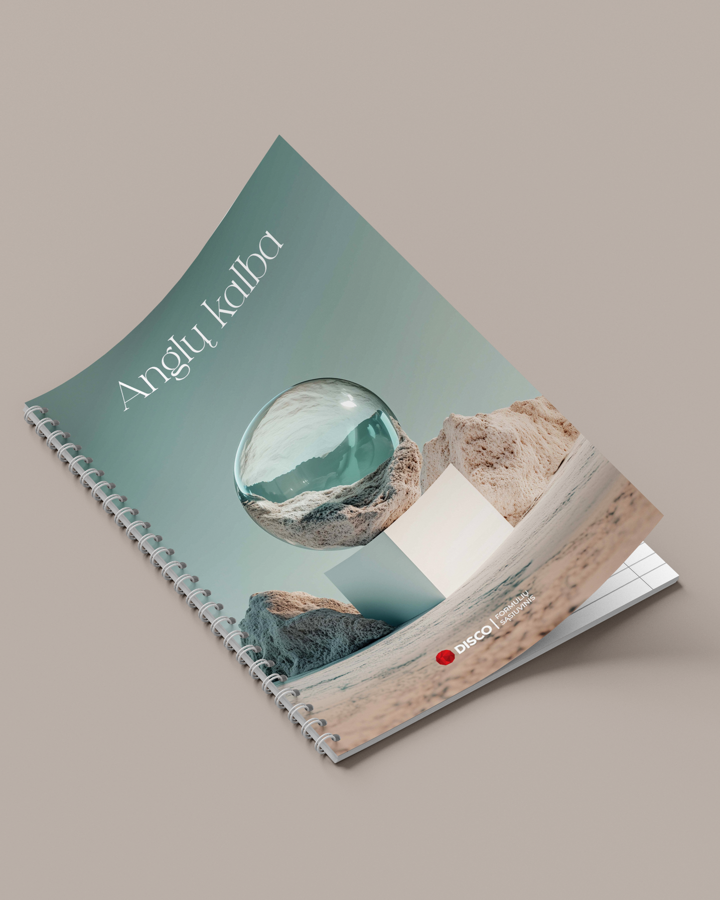 Formula notebook for English DISCO, 50 sheets, lines, spiral binding