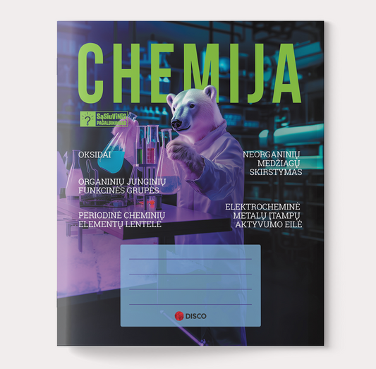 Helper notebook, Chemistry, 32 sheets, squared