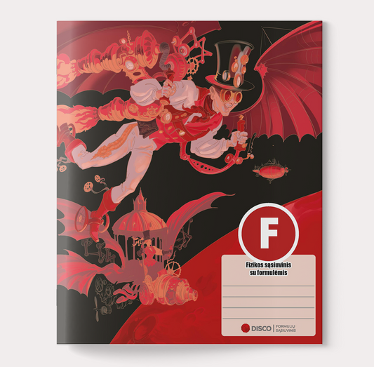 Formula notebook, Physics, 38 sheets, squared