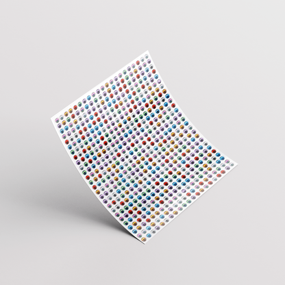 Волшебная раскраска с блестящими наклейками