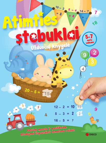 Užduočių knygelė „Atimties stebuklai“