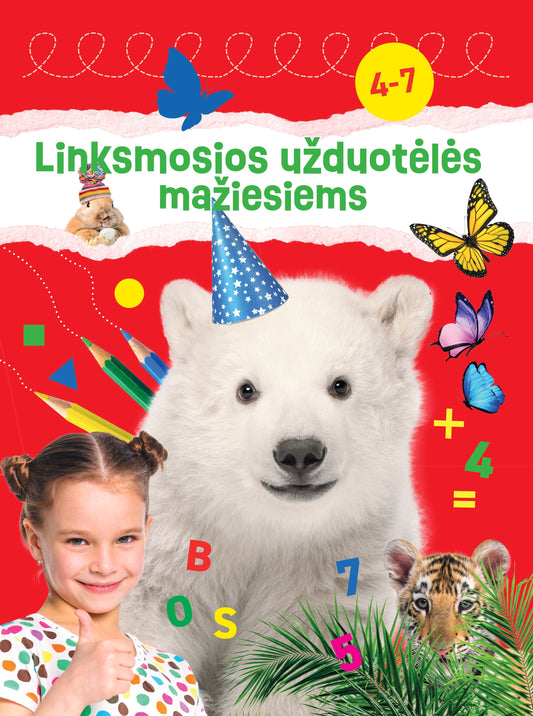 Užduočių knygelė „Linksmosios užduotėlės mažiesiems“, 1 knyga