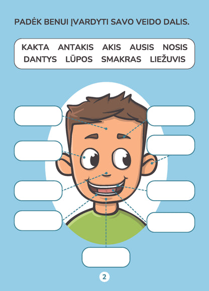 Užduočių knygelė Mano kūno ABC