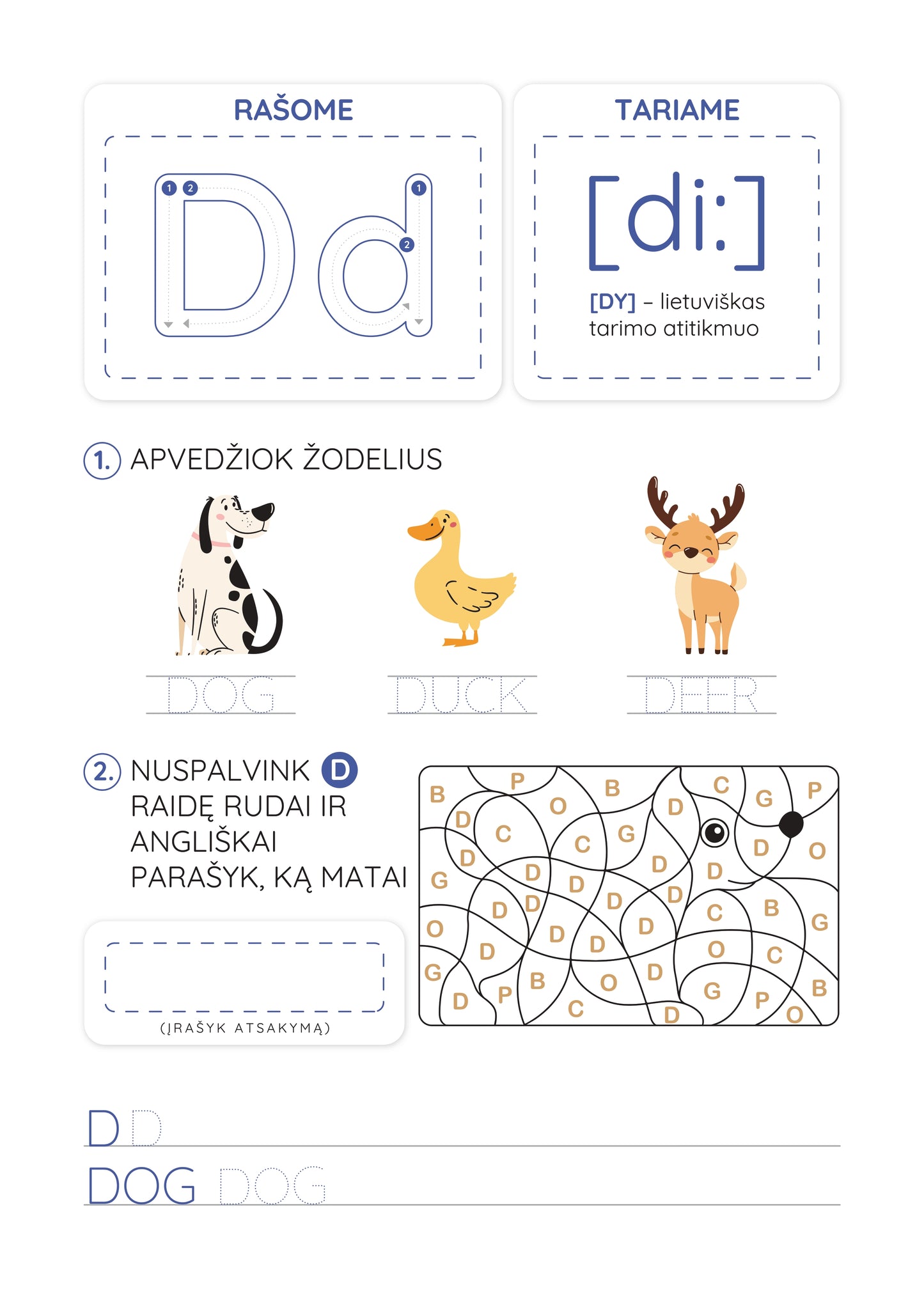 Activity book. Hand training 