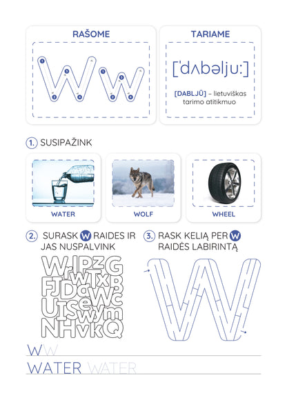 Activity book. Hand training 