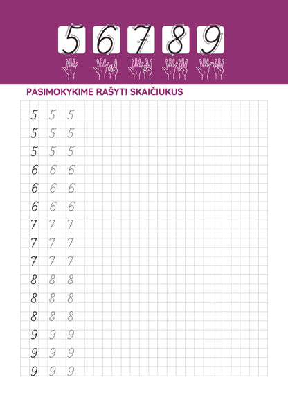 Activity book. Hand training 