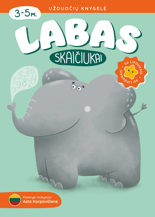 Užduočių knygelė. Labas, skaičiukai