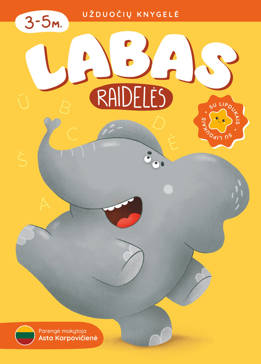 Užduočių knygelė. Labas, raidelės