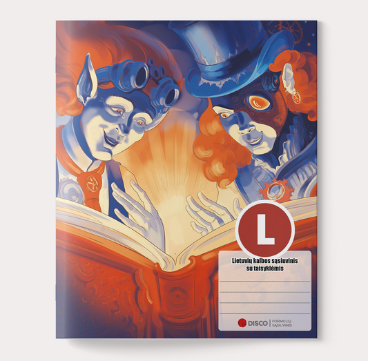 Formula notebook, Lithuanian, 38 sheets, lined