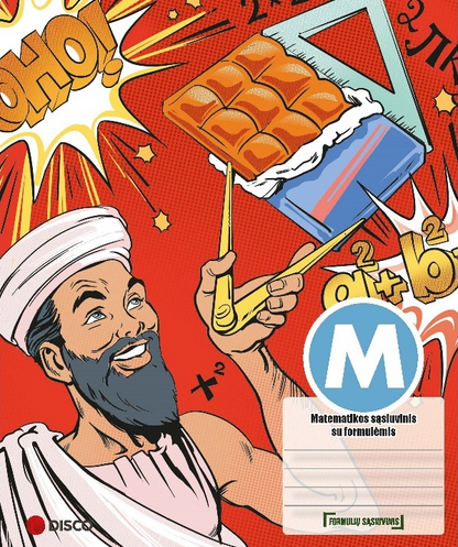 Formula notebook for mathematics DISCO, 38 sheets, squares