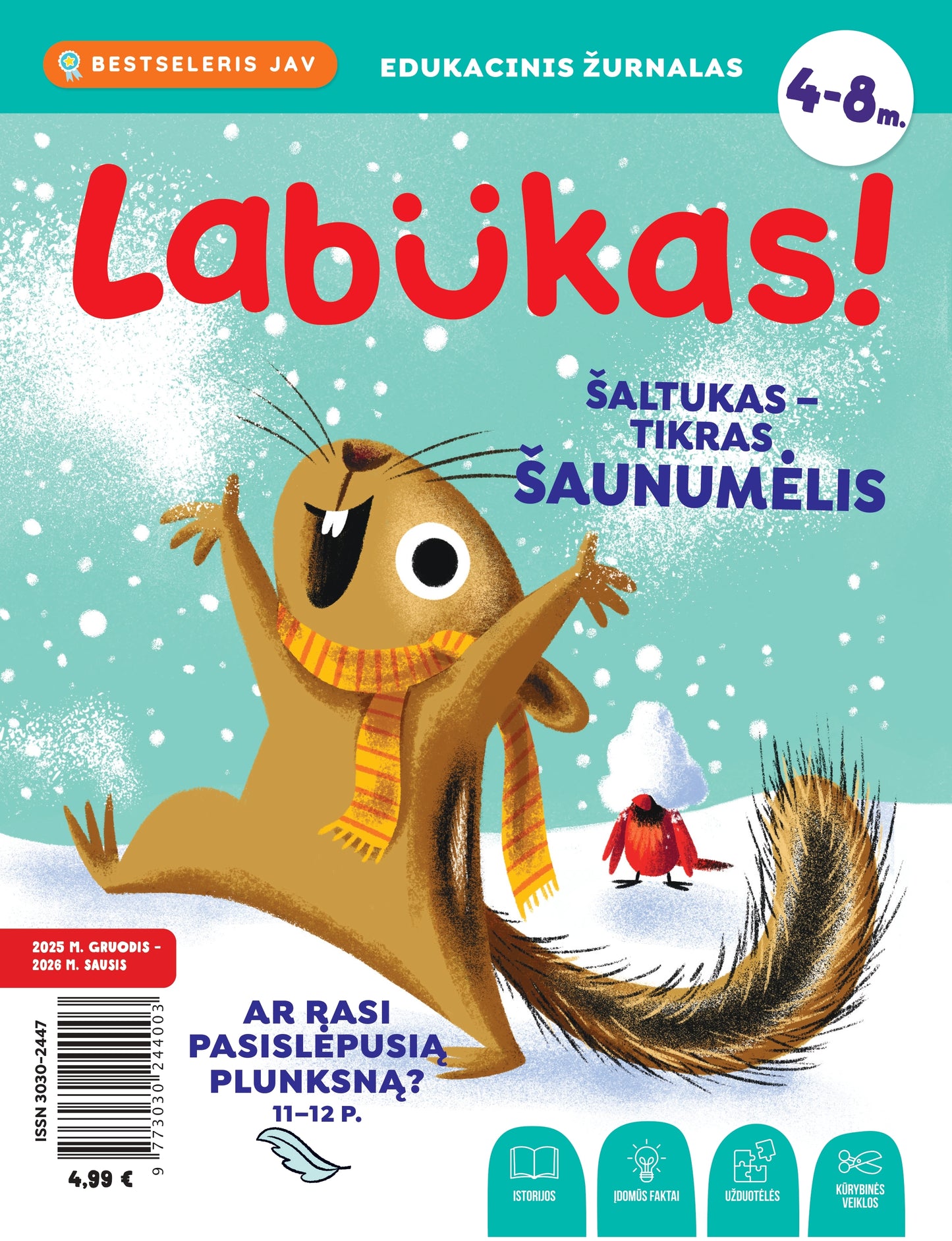Edukacinis vaikiškas žurnalas. Labukas!