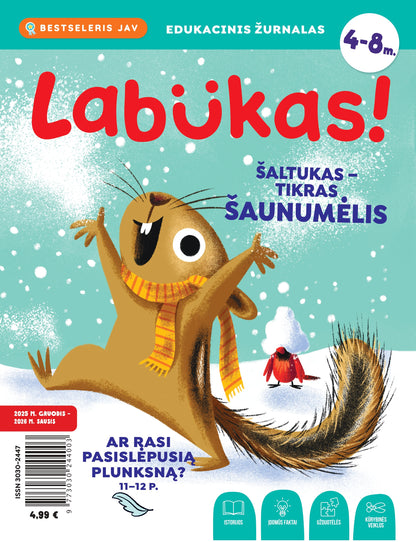 Edukacinis vaikiškas žurnalas. Labukas!