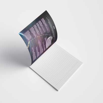 Notebook NASA, 32 sheets, lines