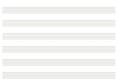 Formula notebook for music DISCO, 14 sheets, staves