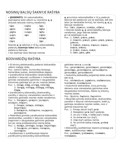 Notebook-helper for the Lithuanian language DISCO, 32 sheets, lines