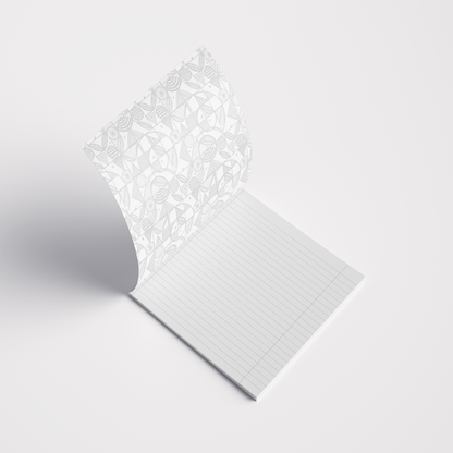 English notebook, 32 sheets, lines